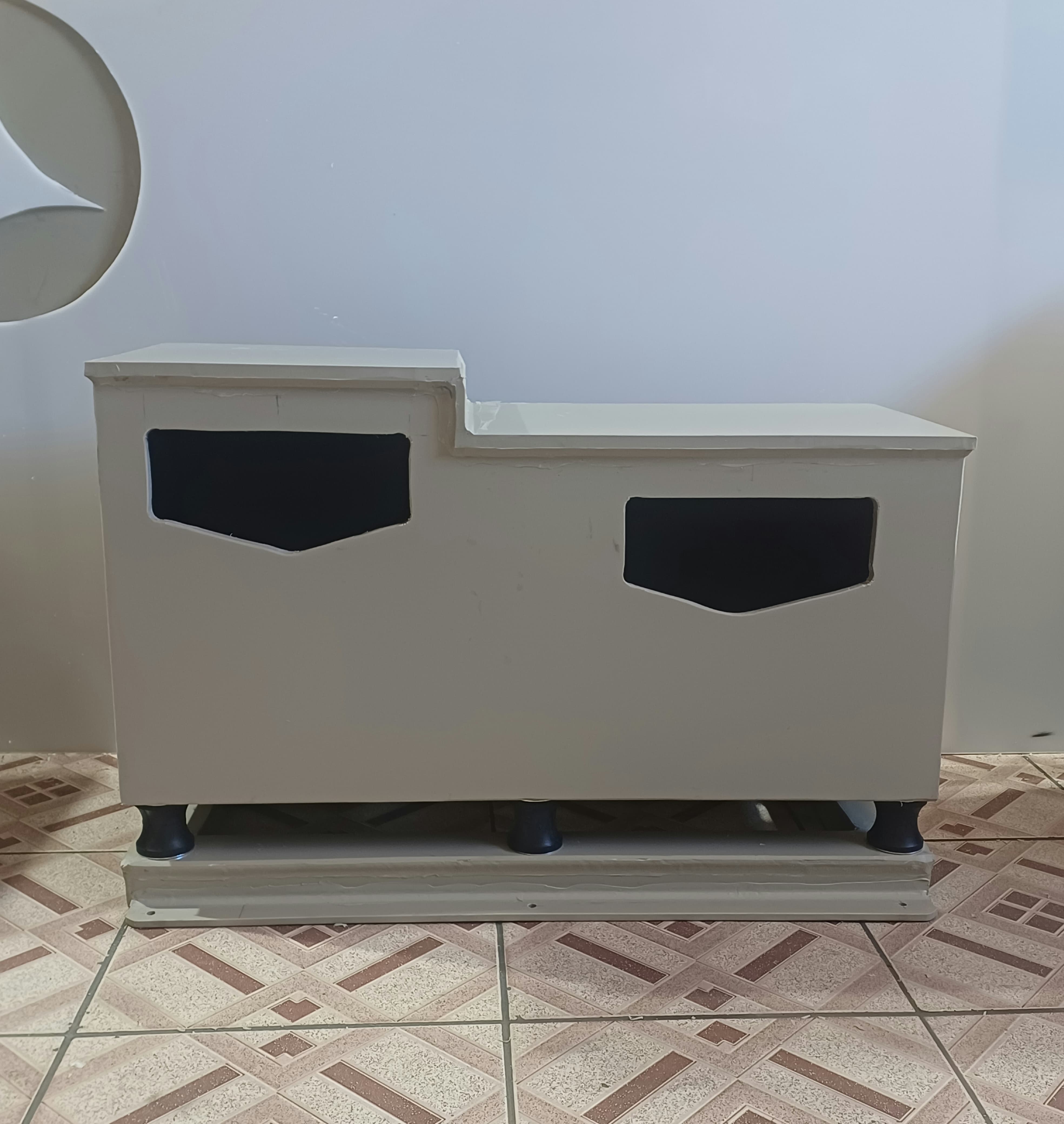 Base de motor para exaustor em polipropileno