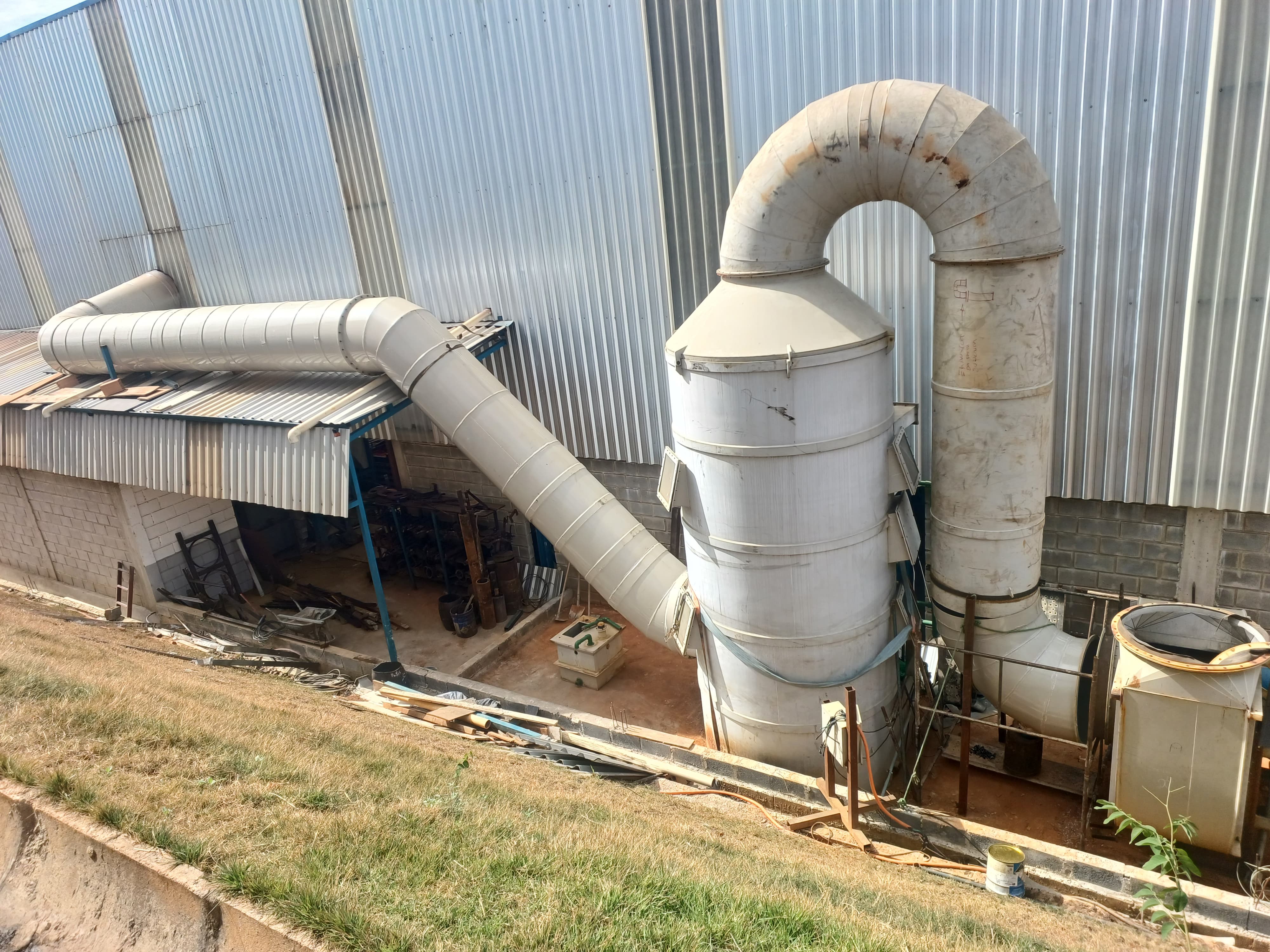 Lavador de gases industrial