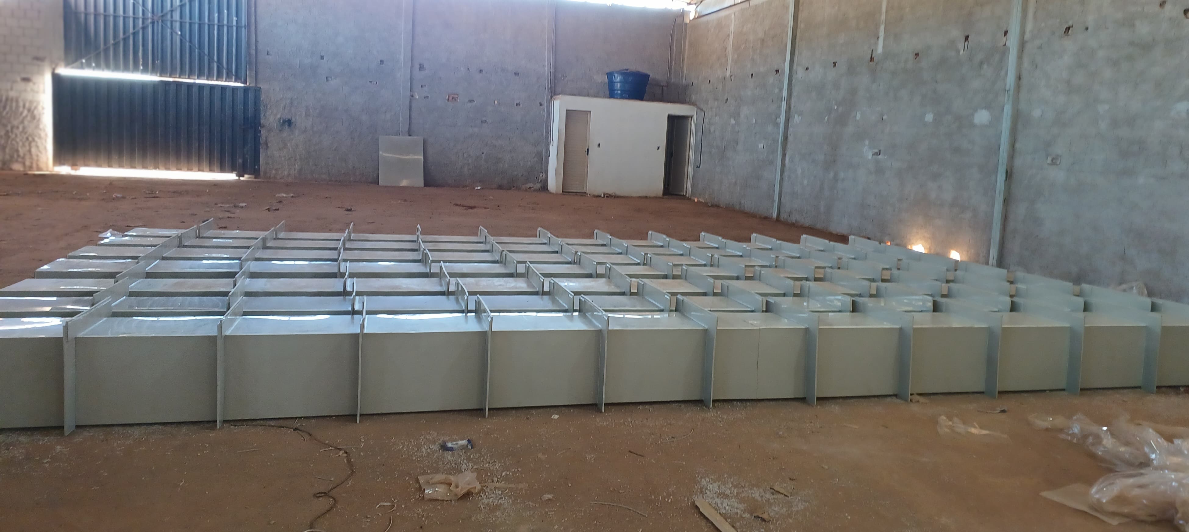 Tanques prismáticos em polipropileno